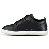 Christian Louboutin Rantulow Cotton T-Will and Leather Trainers in Black