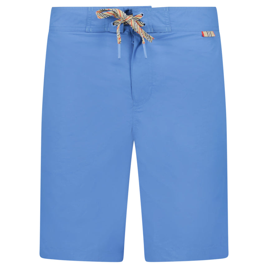 Burberry 'Brenton' Nylon Logo Swim Shorts Periwinkle blue