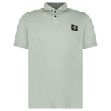 Stone Island Compass Badge Polo T-Shirt Slim Fit Sage