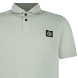 Stone Island Compass Badge Polo T-Shirt Slim Fit Sage
