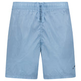 Stone Island Water Reactive Faded Camo Nylon Swim Shorts in Dust Blue