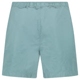 CP Company Eco-Chrome R Logo Embroidery Swim Shorts in Silver Blue