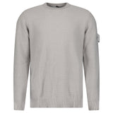 Stone Island Ghost Cotton Cashmere Crewneck Jumper in Dust Grey