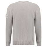 Stone Island Ghost Cotton Cashmere Crewneck Jumper in Dust Grey