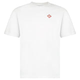 Casablanca Diamond Logo Short Sleeve T‑Shirt in White