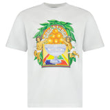 Casablanca Triomphe D'Orange Short Sleeve T‑Shirt in White