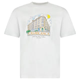 Casablanca Paris Store Printed T-Shirt in White