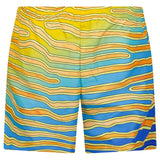 Casablanca Ange De Jour Technical Synthetic Shorts in Multicolour