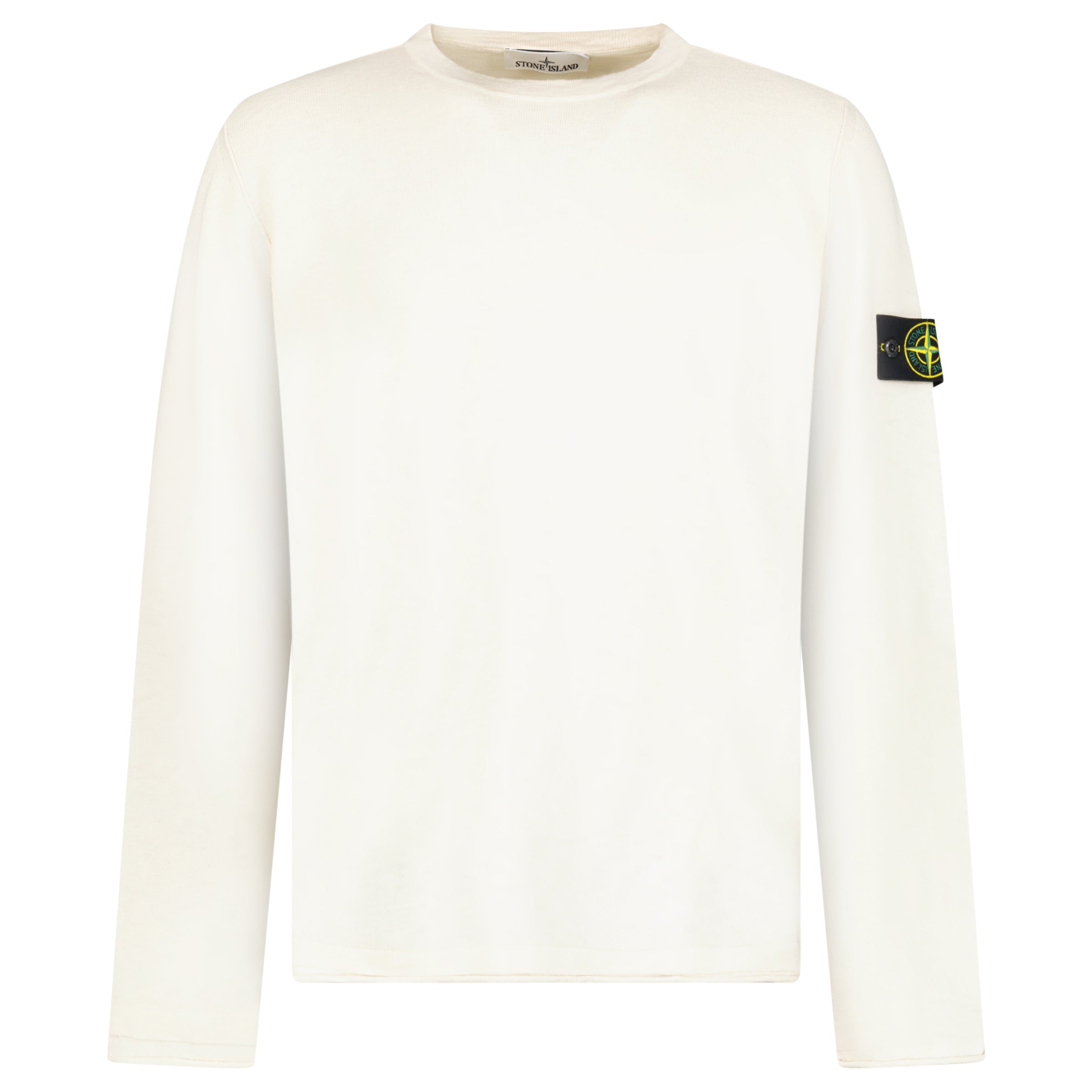 Color variation of Stone Island Organic Cotton and Nylon Crewneck Jumper in Ivory