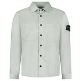 Stone Island Cotton Micro-Corduroy Overshirt in Sage Green