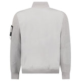 Stone Island All-Weather Cotton Canvas Ghost Stand Collar Jacket in Dust Grey