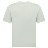 Stone Island Organic Cotton Jersey 'FISSATO' Effect T-Shirt in Sage Green