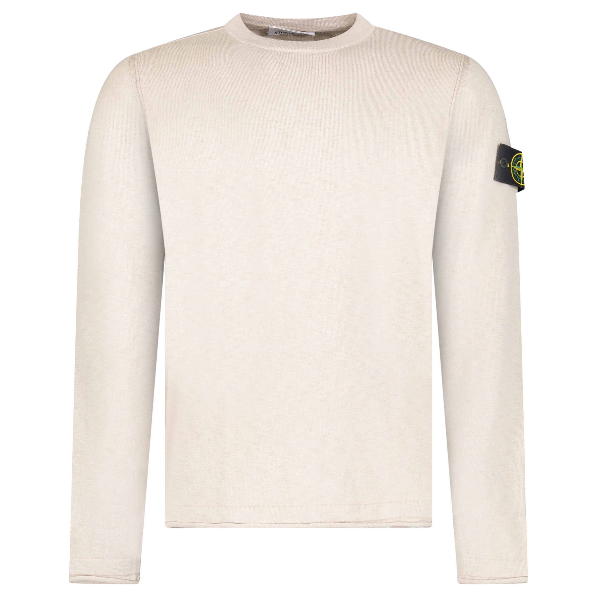 Color variation of Stone Island Organic Cotton and Nylon Crewneck Jumper in Desert Beige