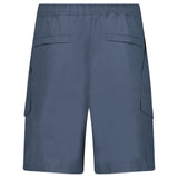 Stone Island All-Weather Cotton Canvas Ghost Cargo Shorts in Slate Blue