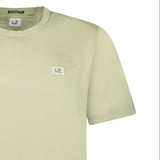 CP Company Mercerized Jersey 70/2 Gasato Patch T-Shirt in Moss Green