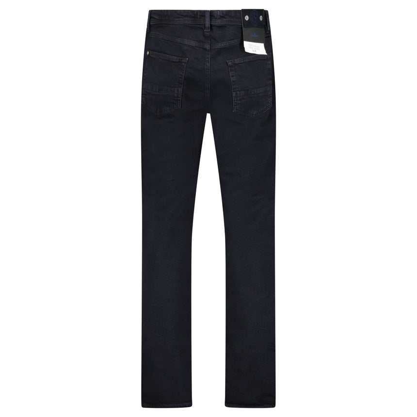 Stone Island Rinsed Buttoned Denim Jeans in Black