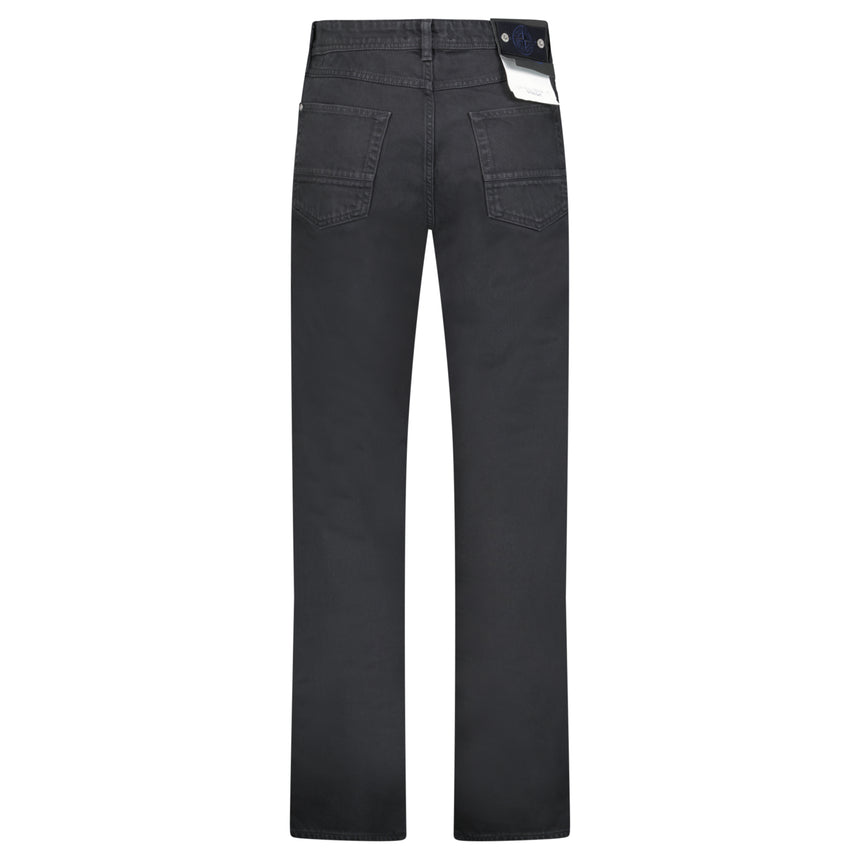 Stone Island Light Bull Denim-TC Five-Pocket Jeans in Black