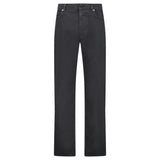 Stone Island Light Bull Denim-TC Five-Pocket Jeans in Black