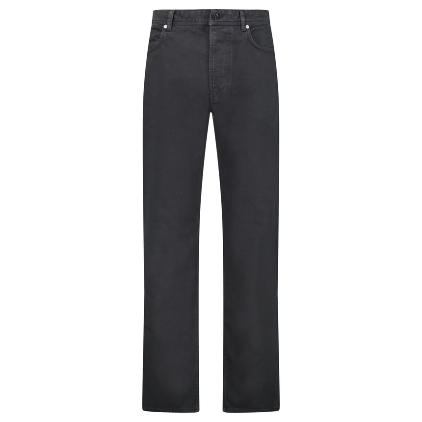Stone Island Light Bull Denim-TC Five-Pocket Jeans in Black