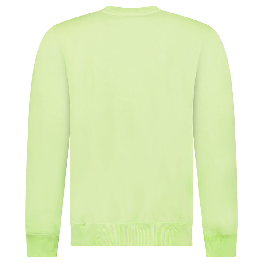 Casablanca Afro Cubsim tennis Club Printed Sweatshirt Pale Green