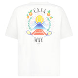 Casablanca Casa Way Mountain Short Sleeve T-Shirt in White