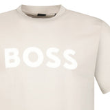Hugo Boss Thinking 1 Logo T-Shirt in Light Grey