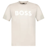 Hugo Boss Thinking 1 Logo T-Shirt in Light Grey