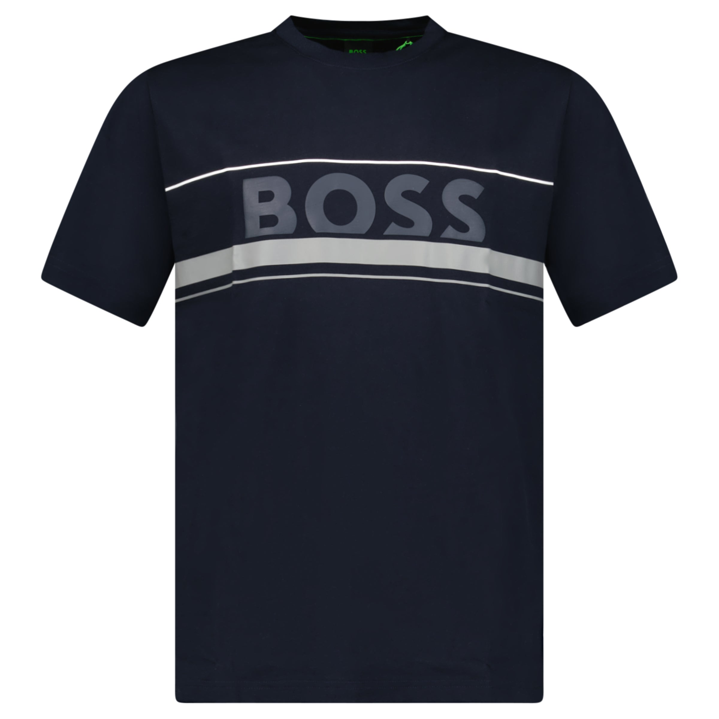 Color variation of Hugo Boss Iconic Zone Logo T-Shirt in Navy