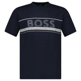 Hugo Boss Iconic Zone Logo T-Shirt in Navy