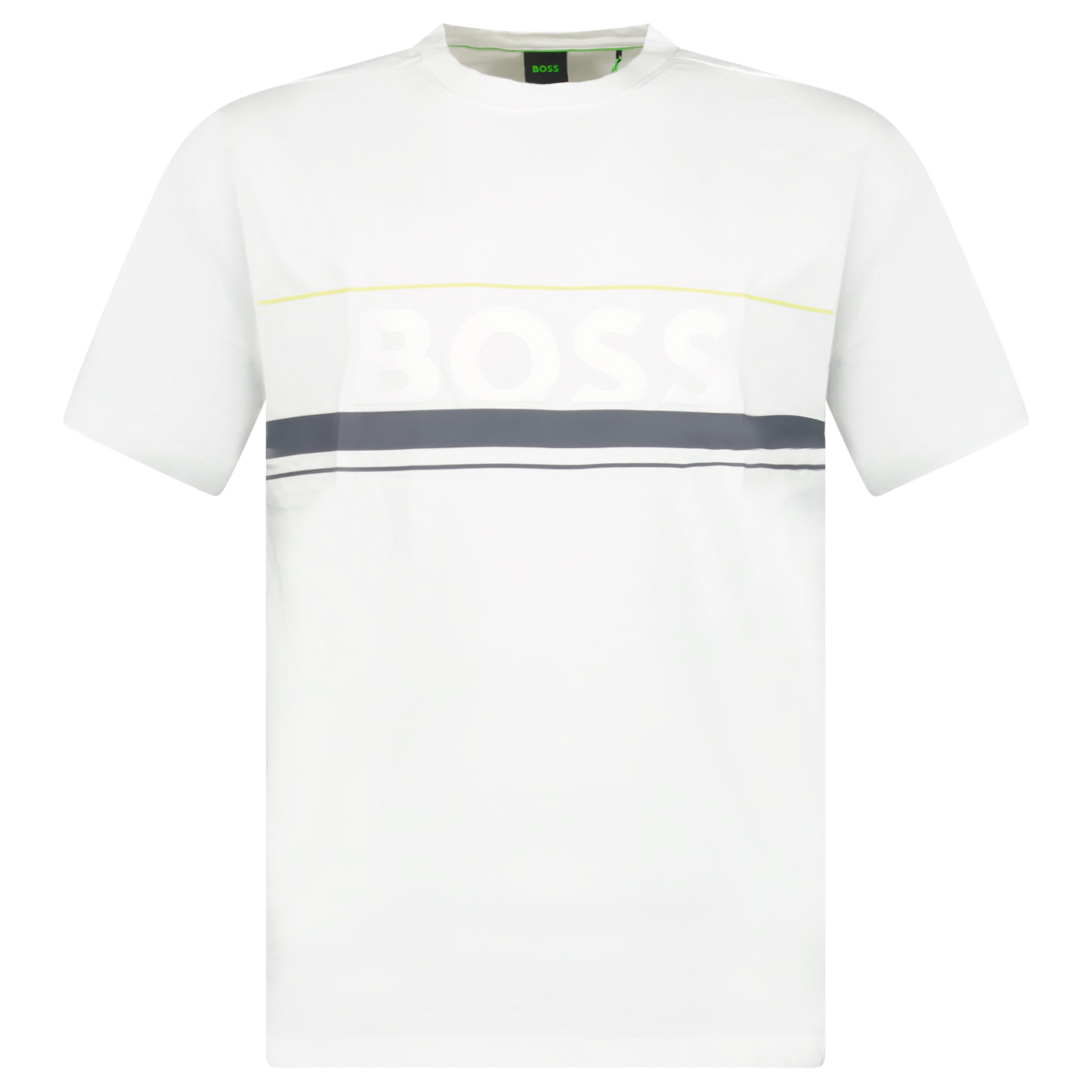 Color variation of Hugo Boss Iconic Zone Logo T-Shirt in White