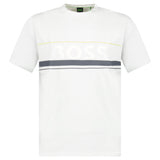Hugo Boss Iconic Zone Logo T-Shirt in White