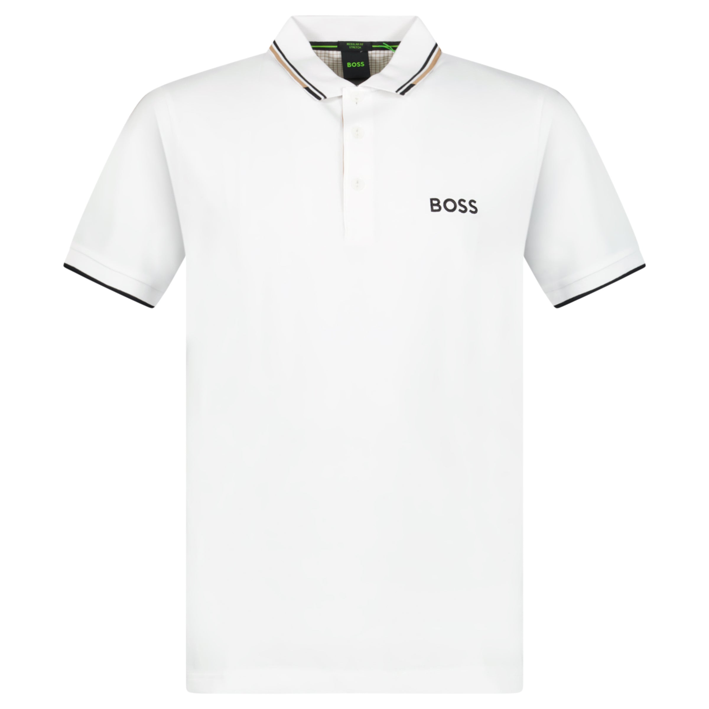 Color variation of Boss Paddy Pro Golf Polo Shirt in White