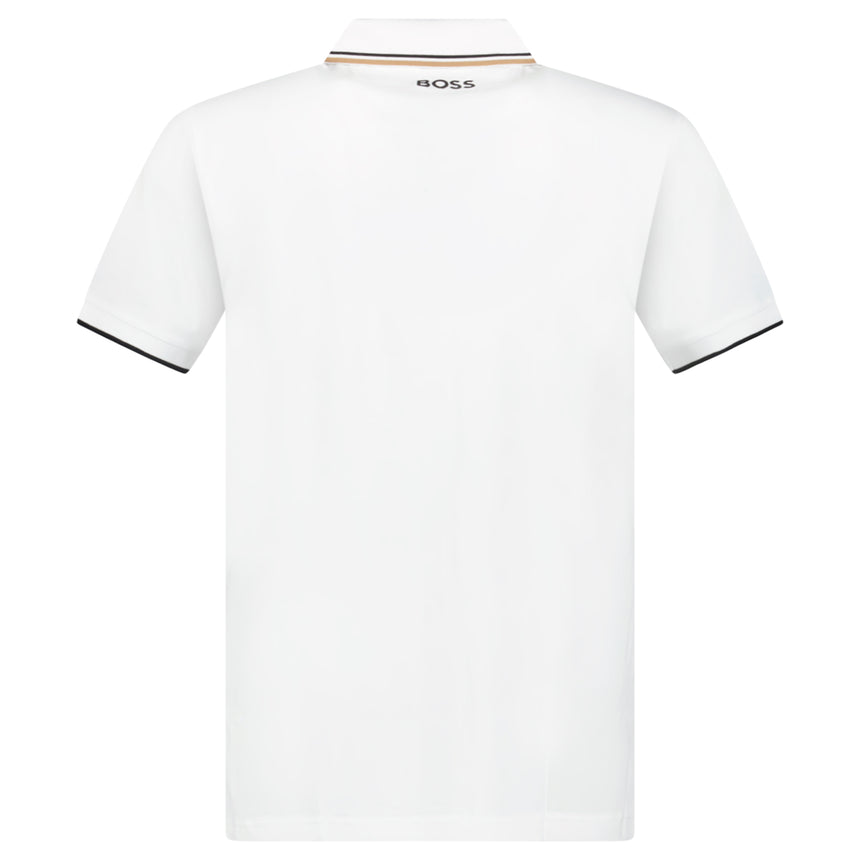 Boss Paddy Pro Golf Polo Shirt in White