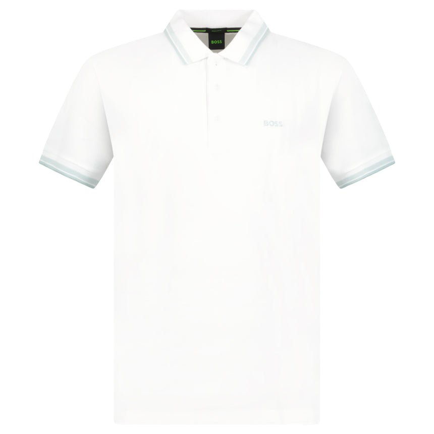 Boss Paddy Polo Shirt White