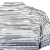 Missoni Space-Dyed Slub Cotton T-Shirt in Light Blue