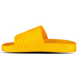 Bottega Veneta Carpet Embossed Rubber Slides Tangerine