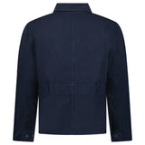 CP Company Linen/Cotton Lens Overshirt in Total Eclipse