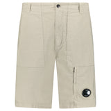 CP Company Ottoman Lens Bermuda Shorts in Vintage Khaki