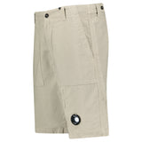 CP Company Ottoman Lens Bermuda Shorts in Vintage Khaki