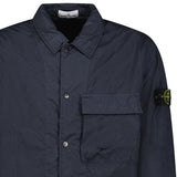 Stone Island Crinkle Reps NY Padded Overshirt in Navy