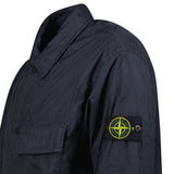 Stone Island Crinkle Reps NY Padded Overshirt in Navy