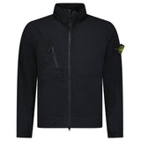 Stone Island Stretch Nylon Tech Fleece Jacket in Black