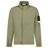 Stone Island Micro Twill Stand Collar Jacket in Military Green