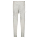 Stone Island Organic Cotton Stretch Broken Twill Old-Effect Pants in Grey