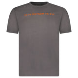 Armani Logo Print T-Shirt in Grey