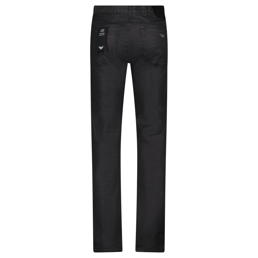 Emporio Armani J21 Regular Fit Jeans in Black