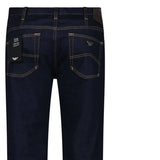 Emporio Armani J21 Regular Fit Jeans in Dark Blue