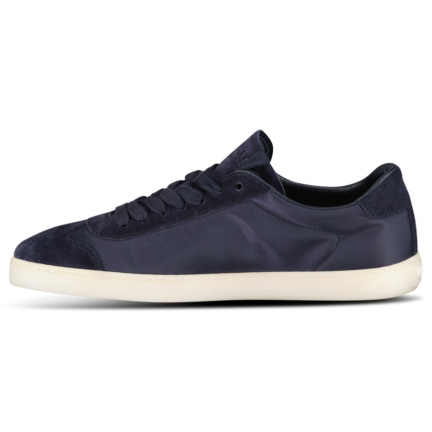 Prada Lane Toe Suede Sneakers in Navy