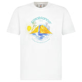 Casablanca 'Oasis' Jersey T-Shirt in White