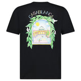 Casablanca L'Arche Tennis Club T-Shirt in Black